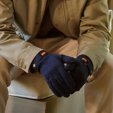 Guantes Hombre tejido lana Marino - Isotoner