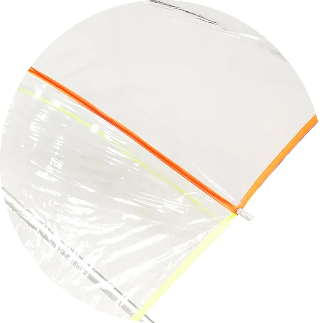Paraguas Transparente PVC/Neón
