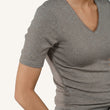 Camiseta Mangas cortas Mujer Topo jaspeado