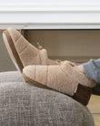 Zapatillas de casa Botines Hombre sherpa Camel