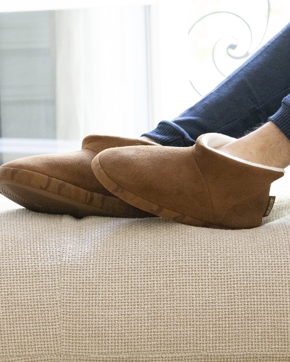 Zapatillas de casa Botines Hombre ante Camel