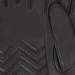 Guantes Mujer piel de cordero Negro pespuntes