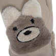 Guantes Niña 6/8 años Beige Imitación piel
