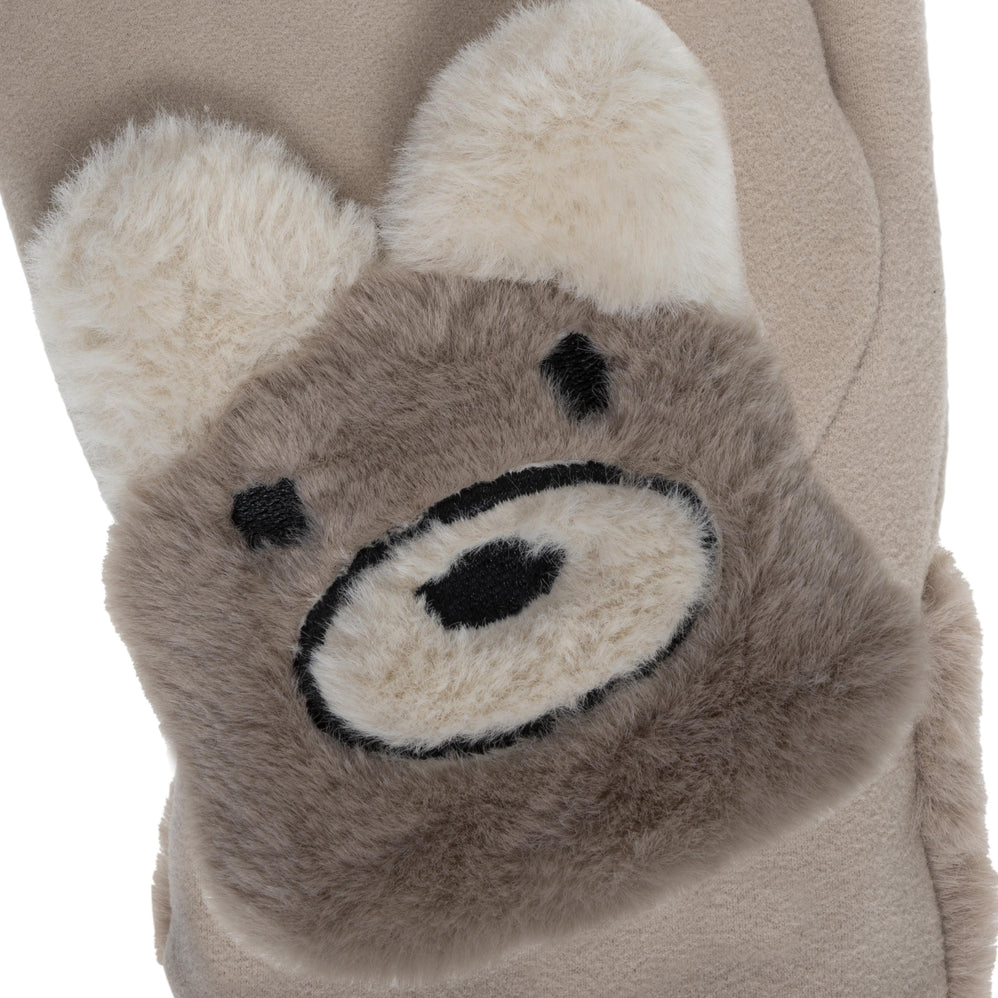 Guantes Niña 6/8 años Beige Imitación piel - Isotoner