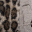 Mitones Mujer Piel de imitación Leopardo/Beige