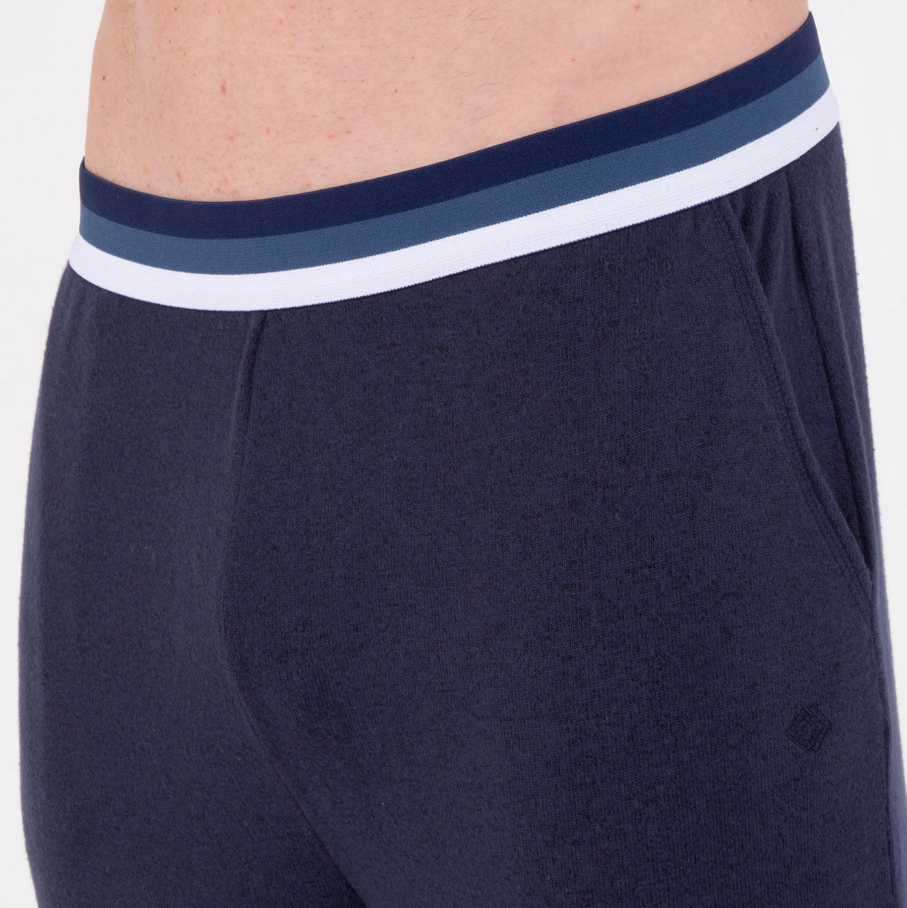 Pantalón elástico Hombre Azul marino