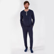 Pantalón elástico Hombre Azul marino