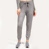 Pantalón jogger Mujer Gris jaspeado