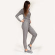 Pantalón jogger Mujer Gris jaspeado