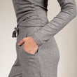 Pantalón largo Mujer pata Gris jaspeado