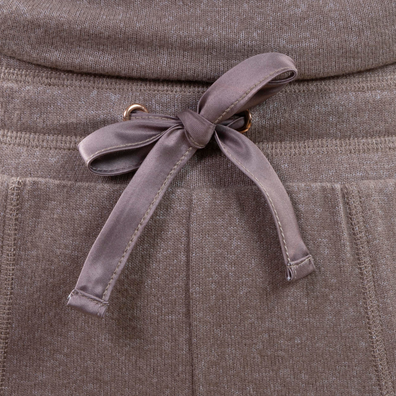 Pantalón pierna ancha Mujer Topo jaspeado