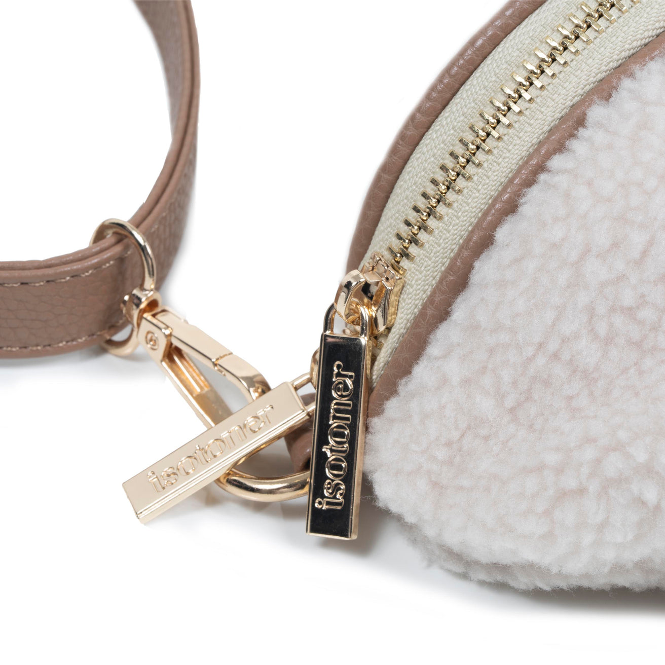 Riñonera Sherpa Mujer Beige