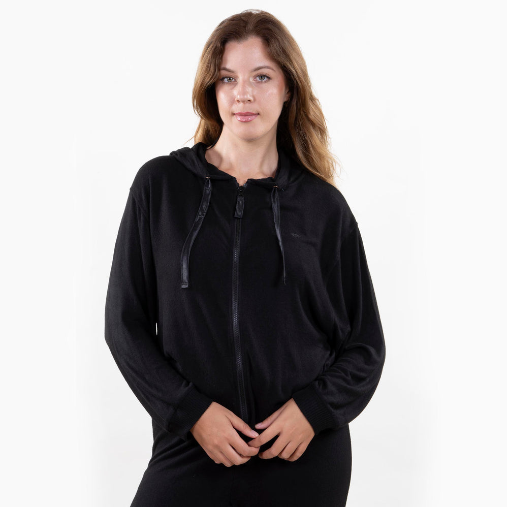Sudadera con capucha Mujer Negro - Isotoner