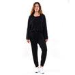 Sudadera con capucha Mujer Negro