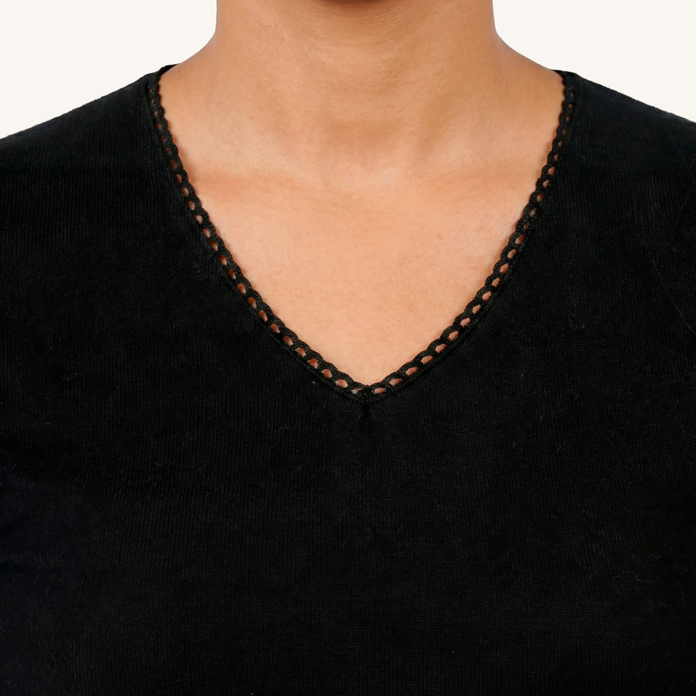 Camiseta Mangas cortas Mujer Negro - Isotoner