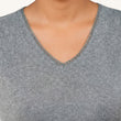 Camiseta Mangas cortas Gris jaspeado