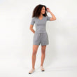 Camiseta Mangas cortas Gris jaspeado