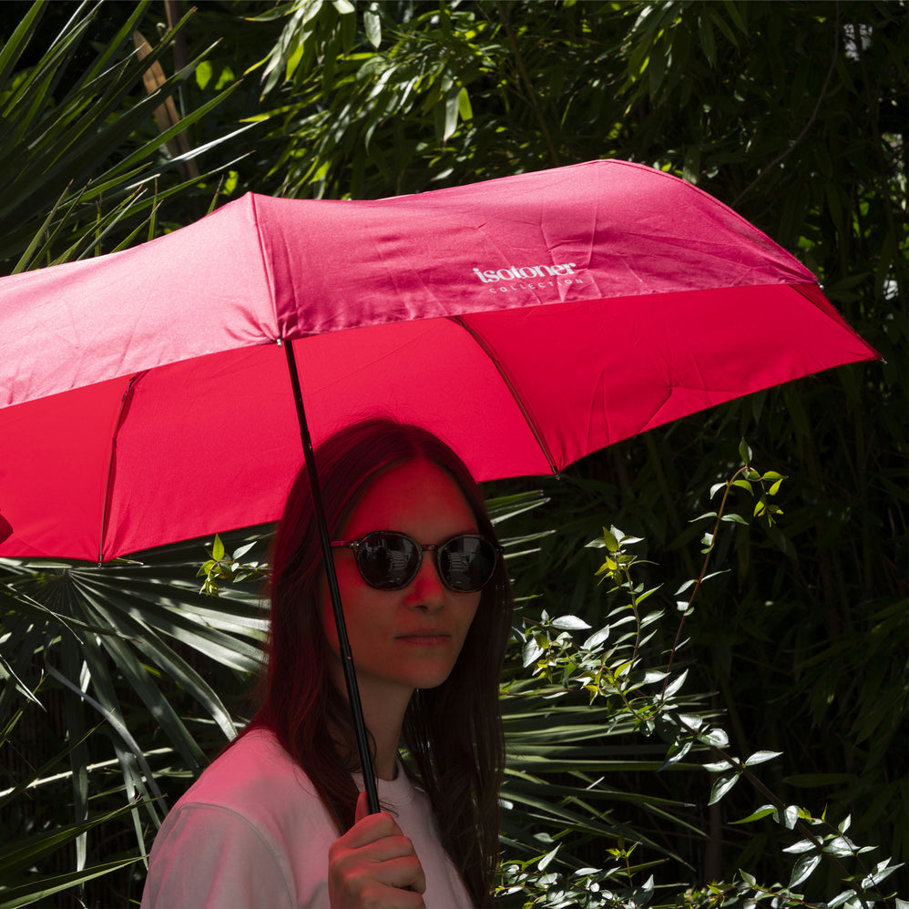 Paraguas Slim Fucsia - Isotoner