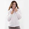 Chaqueta piel de imitación Mujer Beige