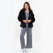 Chaqueta piel de imitación Mujer Negro