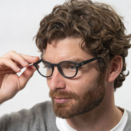 Gafas de lectura unisex Negro con patillas flexibles - Isotoner