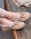 Zapatillas de casa bailarinas recicladas Mujer Camel