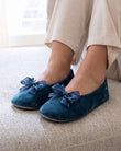 Zapatillas de casa Bailarinas Mujer Tulle Azul Pato