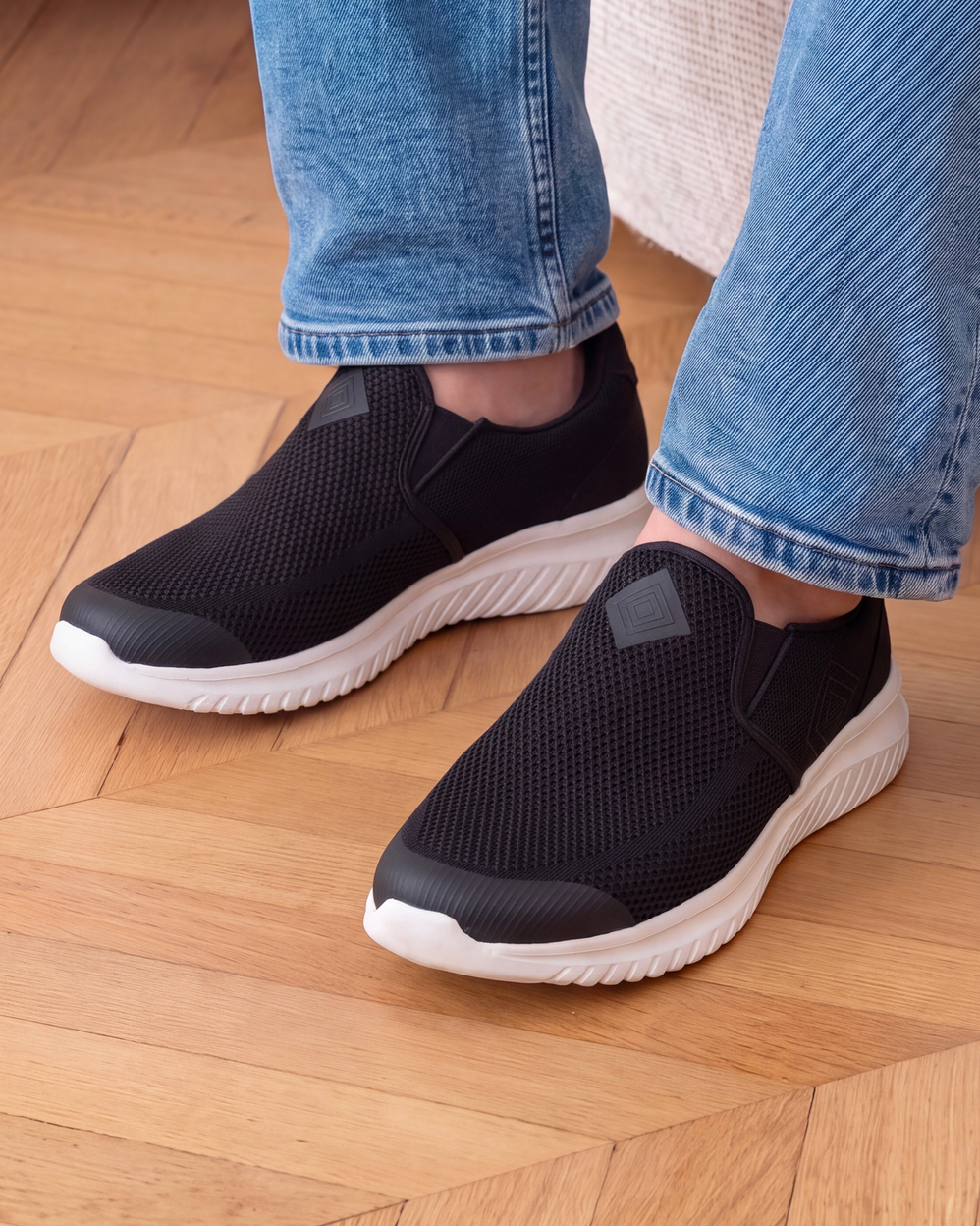 Tenis Hombre slip-on Negro - Isotoner