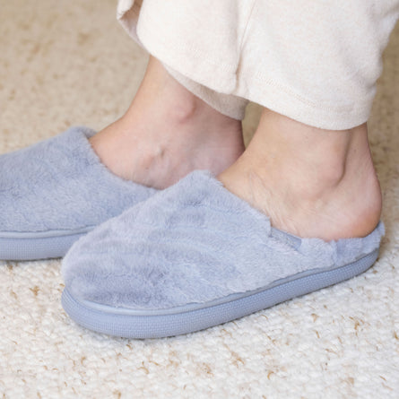Zapatillas de casa chinelas Mujer BLOUP Gris - Isotoner