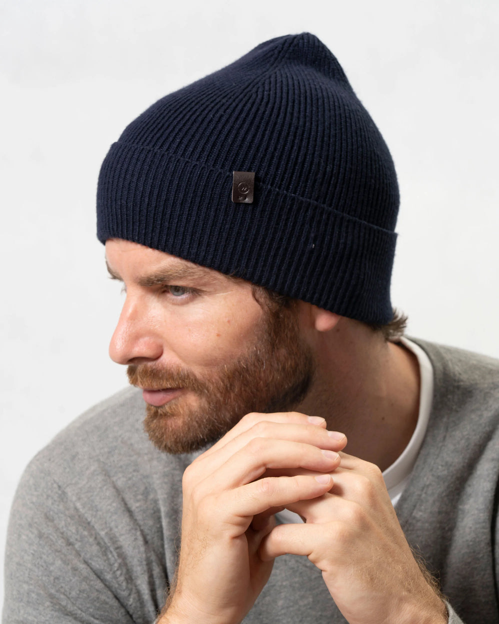 Gorro Hombre Soft Touch Marino - Isotoner