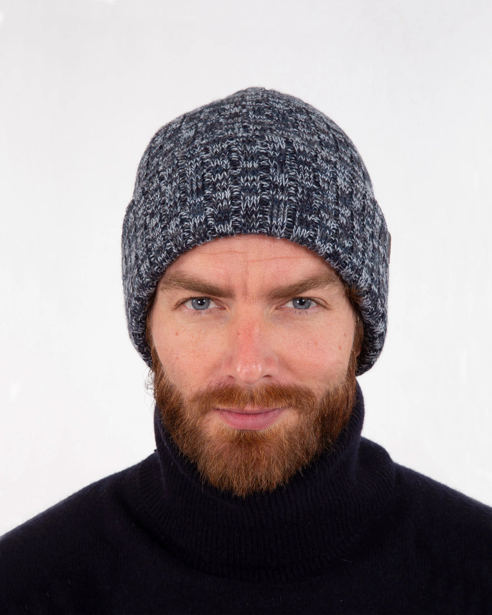 Gorro Hombre malla canalé Marino jaspeado - Isotoner