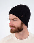 Gorro Hombre Malla Cotelé Negro