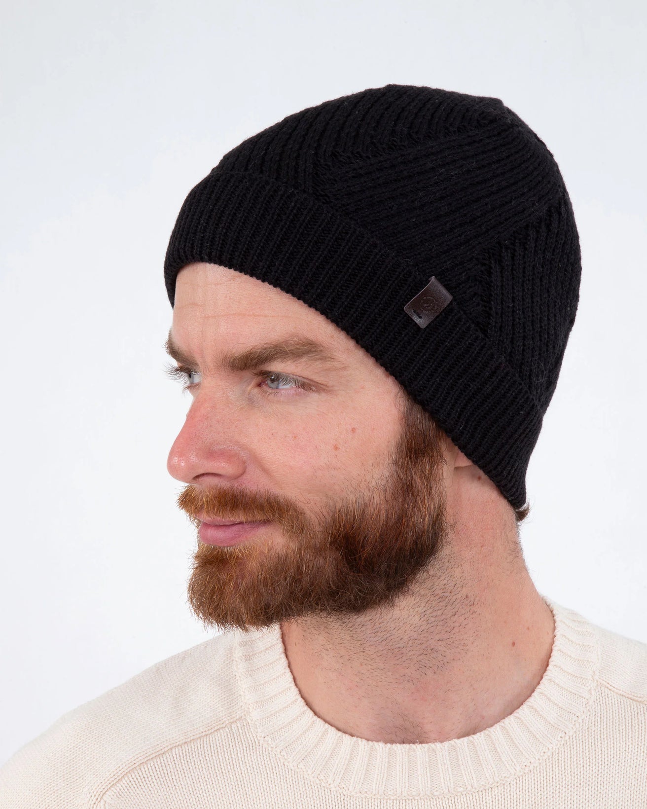 Gorro Hombre Malla Cotelé Negro