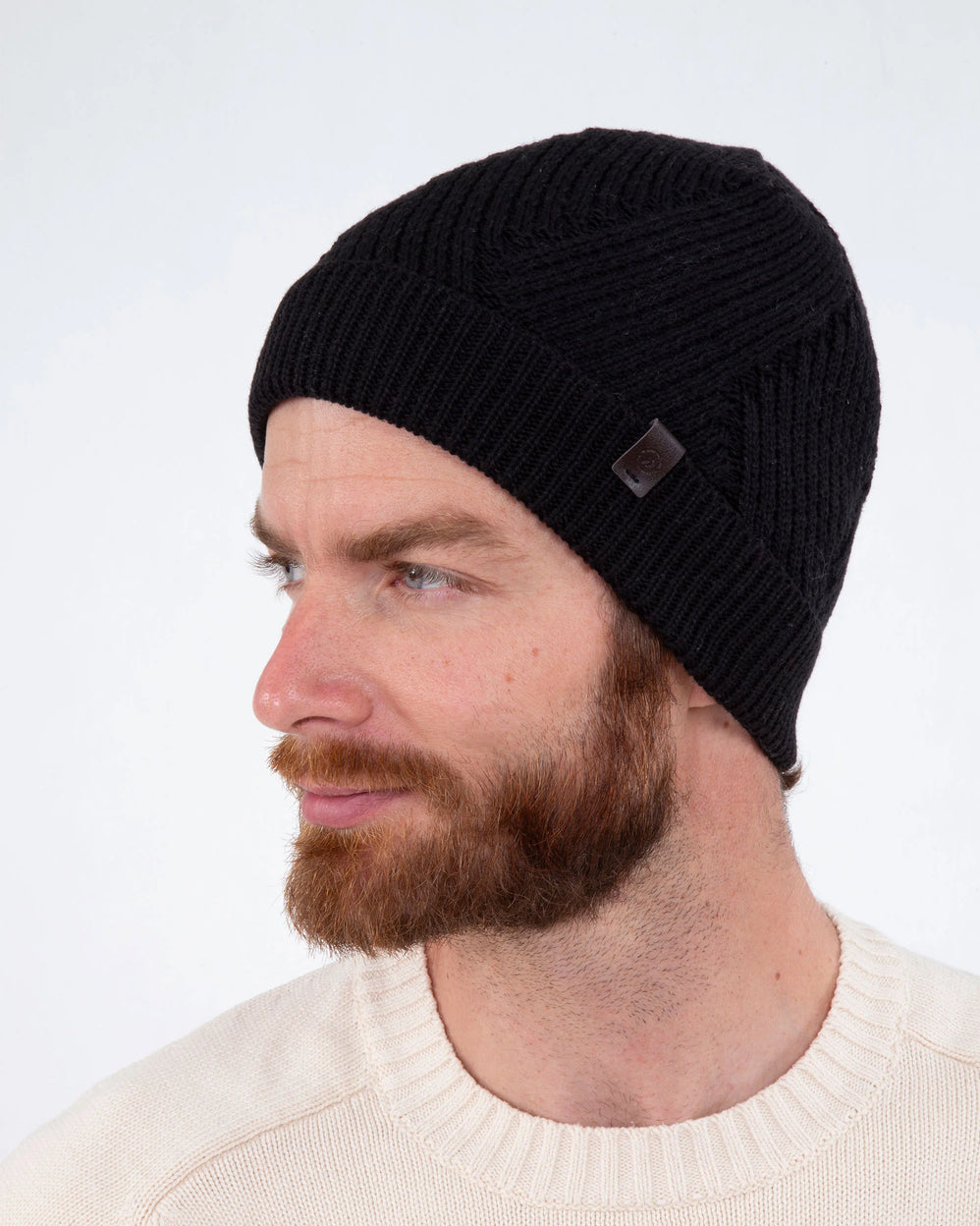 Gorro Hombre Malla Cotelé Negro - Isotoner