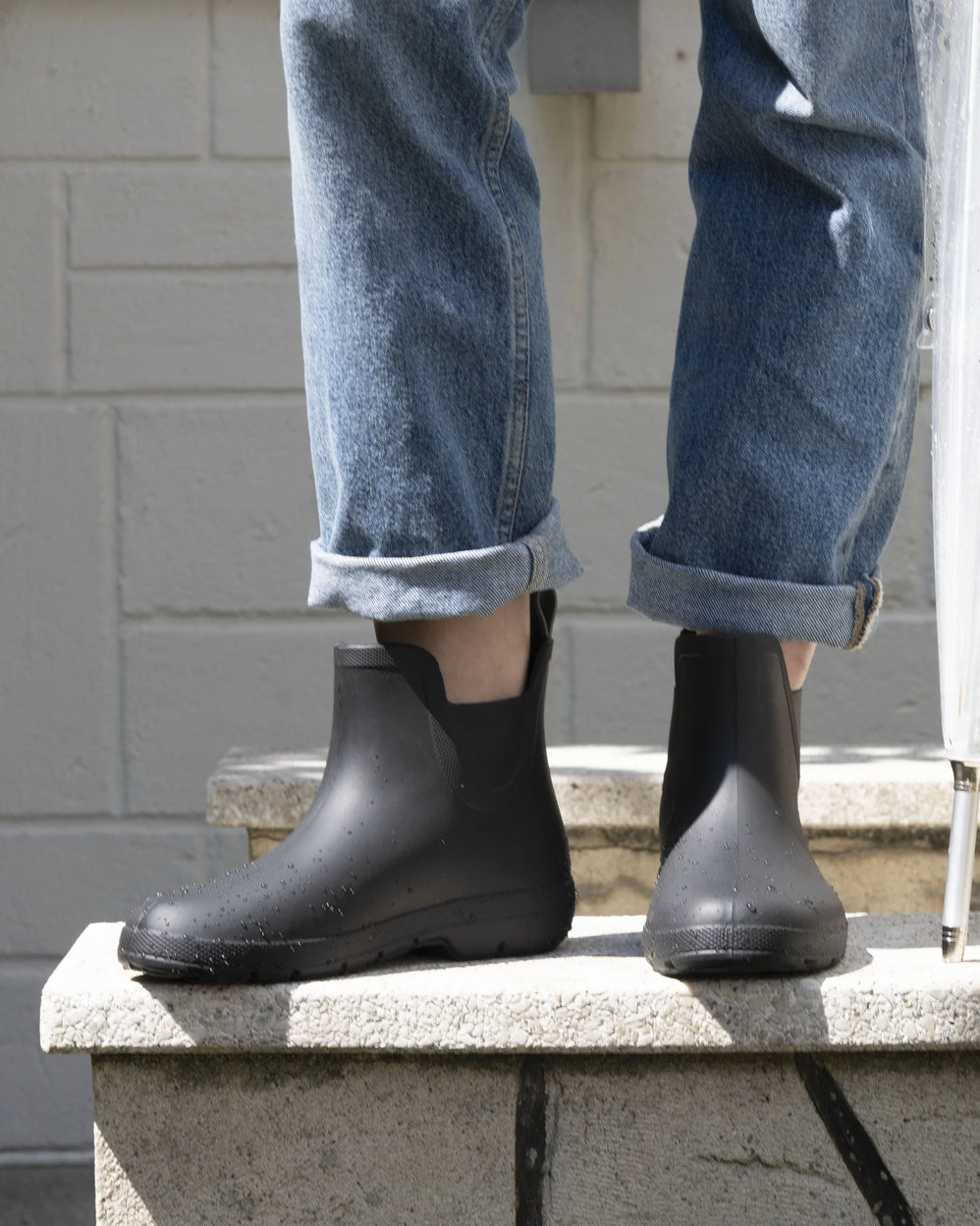 Botas de agua Mujer bajas Negro - Isotoner