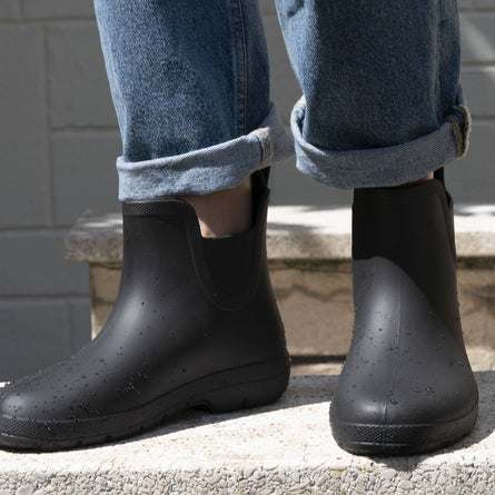 Botas de agua Mujer bajas Negro - Isotoner