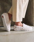 Zapatillas de casa Cerradas Mujer Marfíl suave