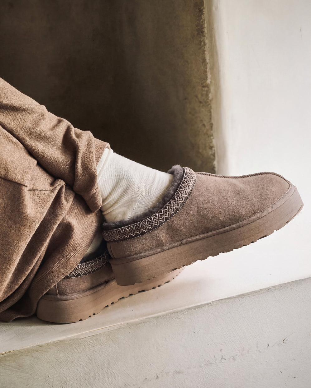 Zapatillas de casa Chinelas plataforma Mujer Topo - Isotoner