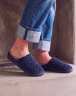 Zapatillas de casa Chinelas Mujer Lunares Marino