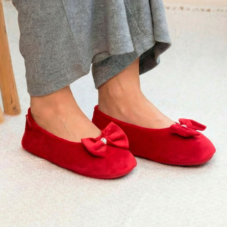 Zapatillas de casa Rojo Mujer - Isotoner