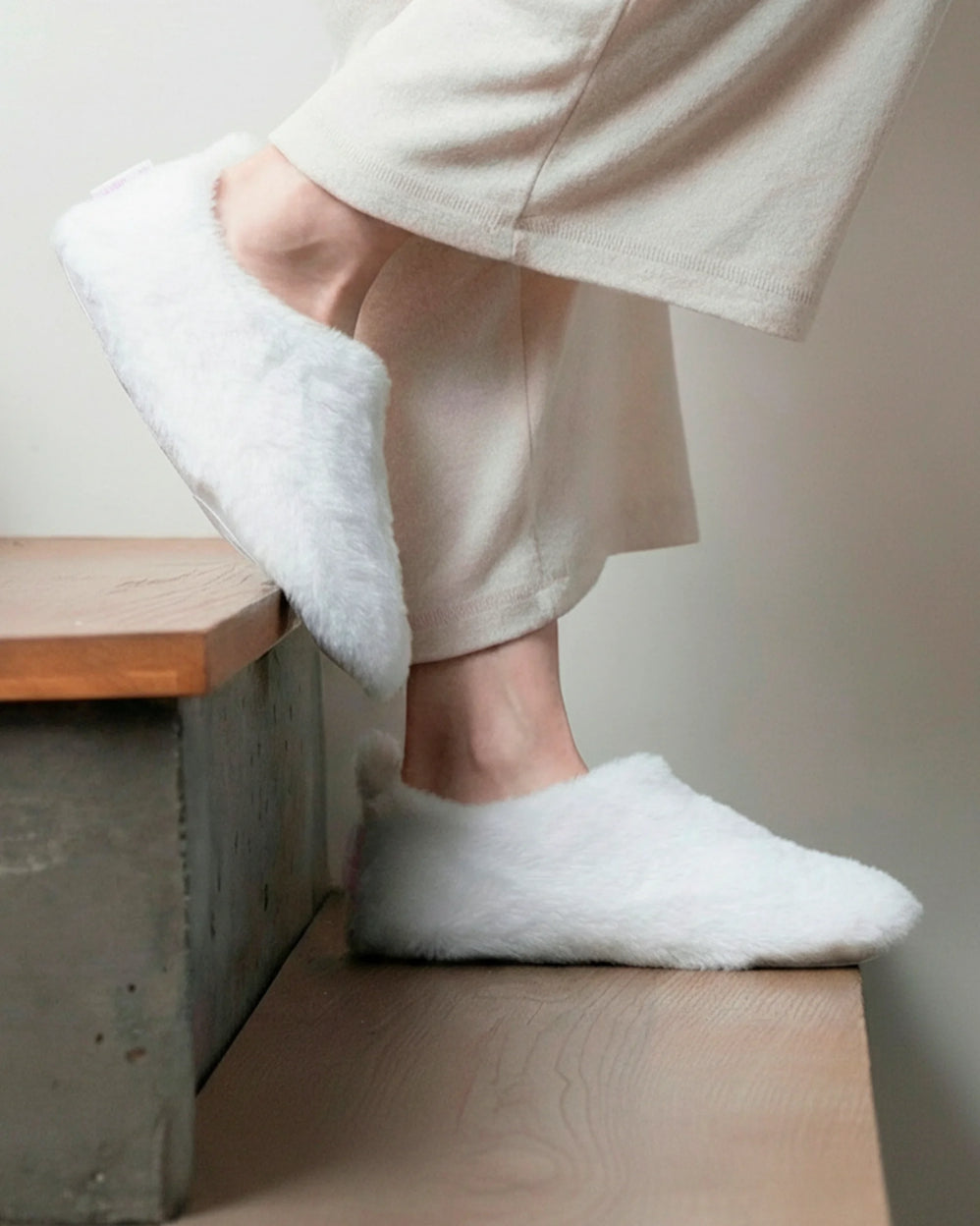 Zapatillas de casa botines Mujer Marfíl - Isotoner