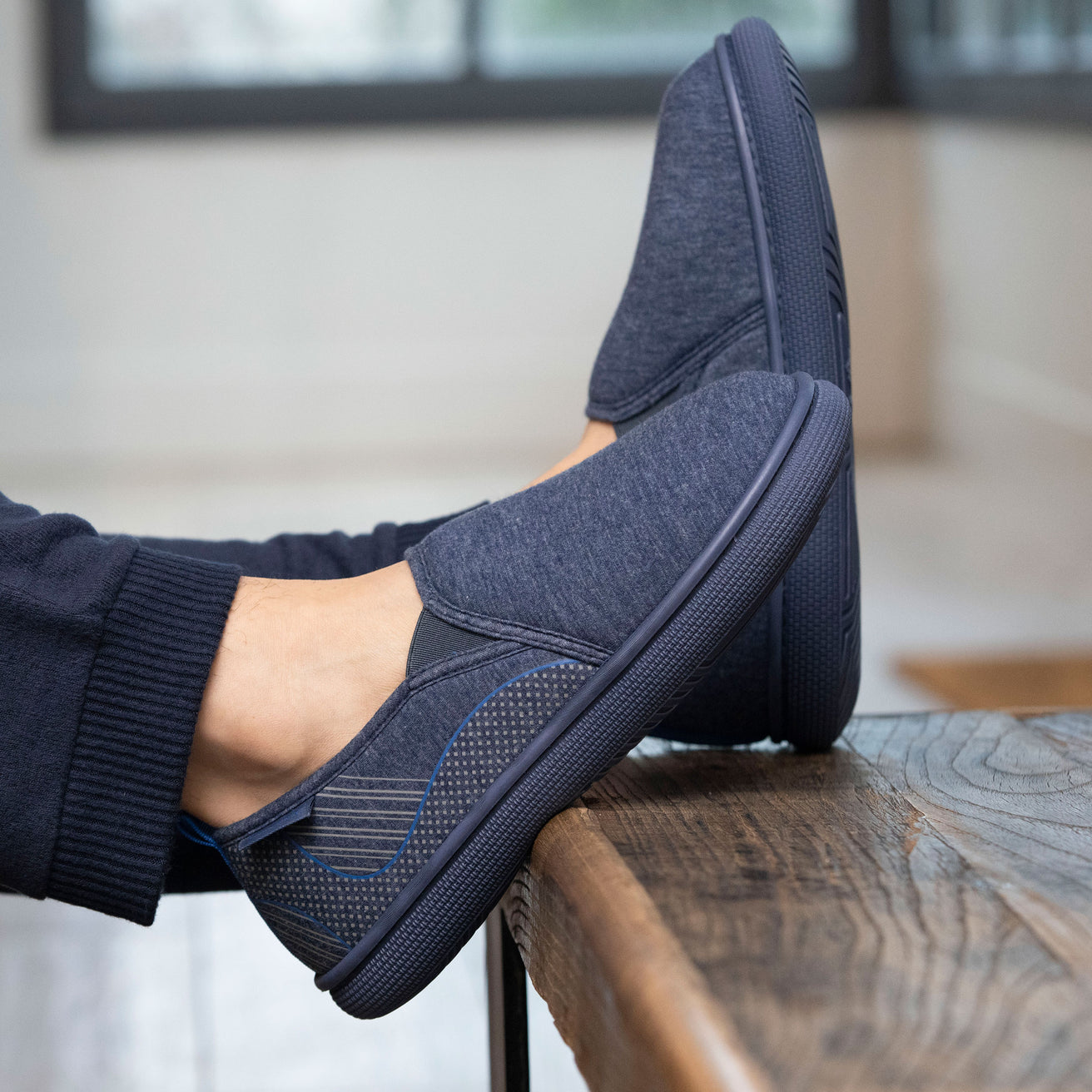 Zapatillas de casa slippers BLOUP Hombre Marino