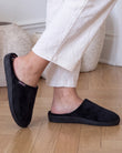 Zapatillas de casa Chinelas Mujer Negro rayas