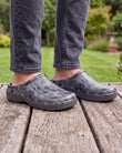 Zuecos de jardín Hombre estampado camuflaje Gris