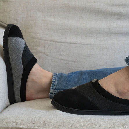 Zapatillas de casa chinelas Hombre Degradado gris - Isotoner