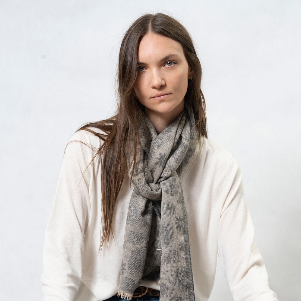Bufanda Mujer Soft Touch Estampado Cachemira - Isotoner