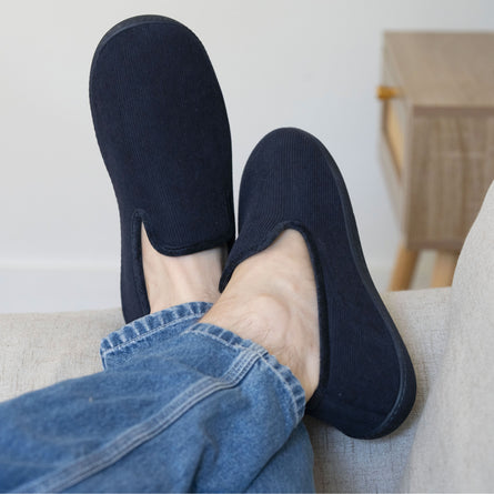 Zapatillas de casa cerradas Hombre terciopelo - Isotoner