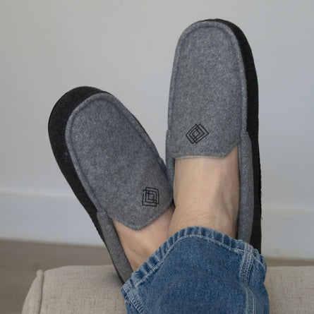 Zapatillas de casa mocasines Hombre Degradado gris - Isotoner
