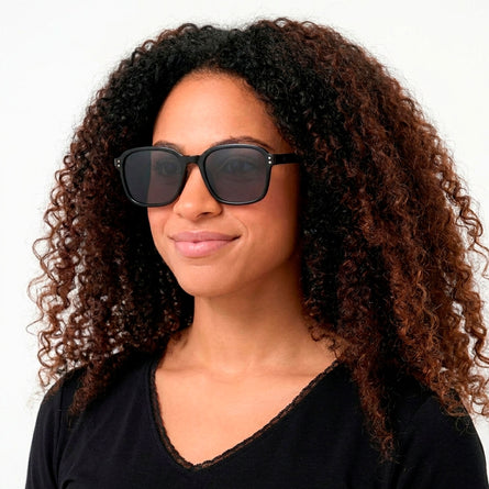 Gafas de sol Mujer recicladas Negros rectangulares - Isotoner