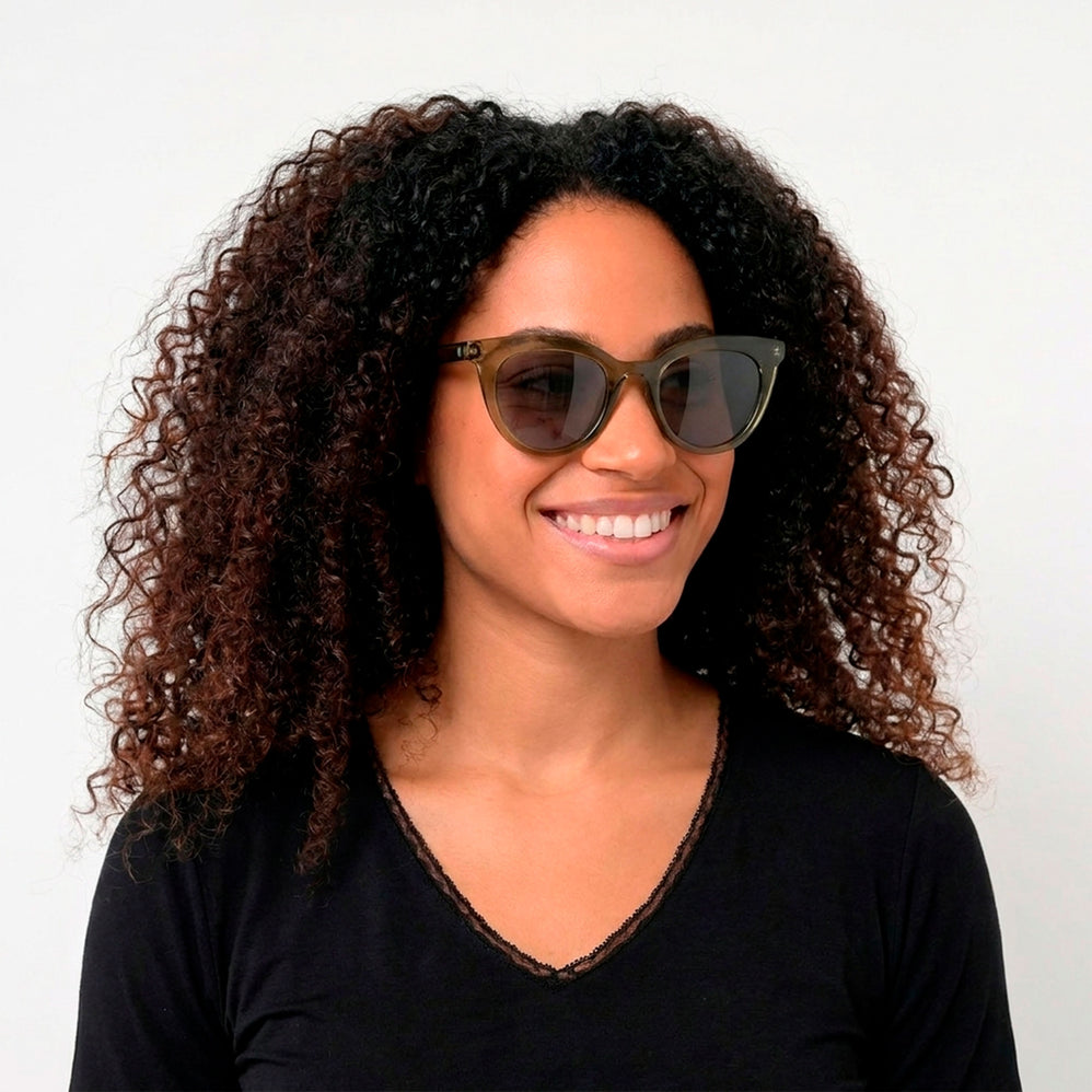 Gafas de sol Mujer Mariposa Caqui - Isotoner